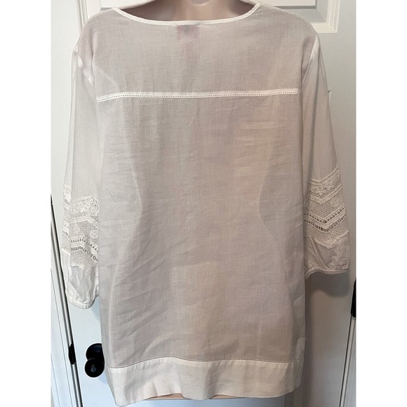 Women's Toffee Apple Cream / Ivory Tunic, Size L - Picture 7 of 8
